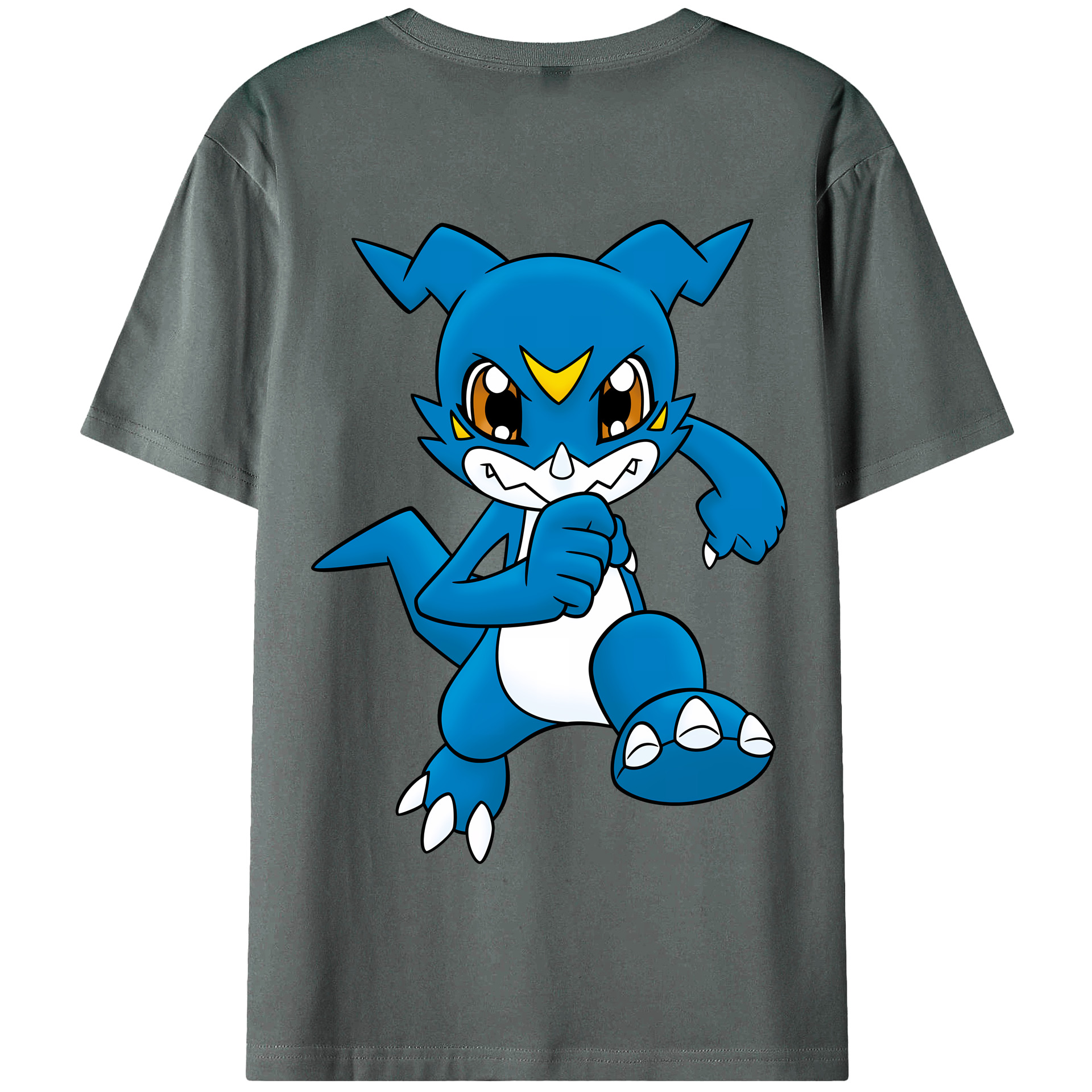 （画像用） Digimon デジタルモンスター/デジモン 綿100％半袖Tシャツ（背面プリント）